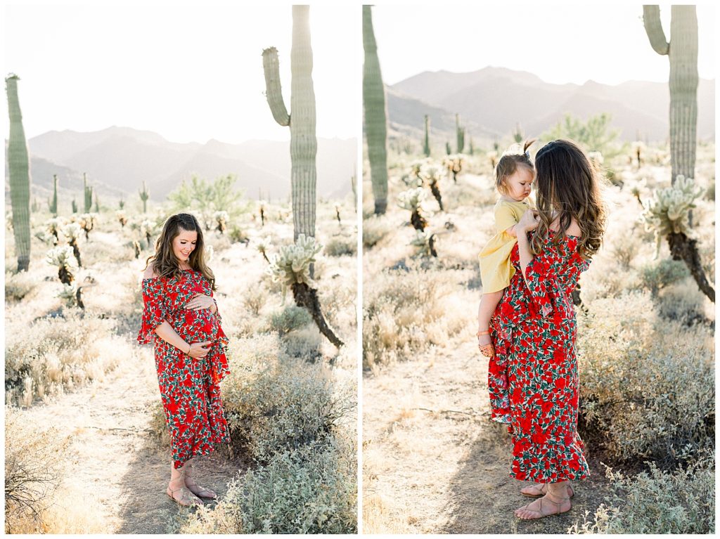 Arizona Desert, Maternity Session
