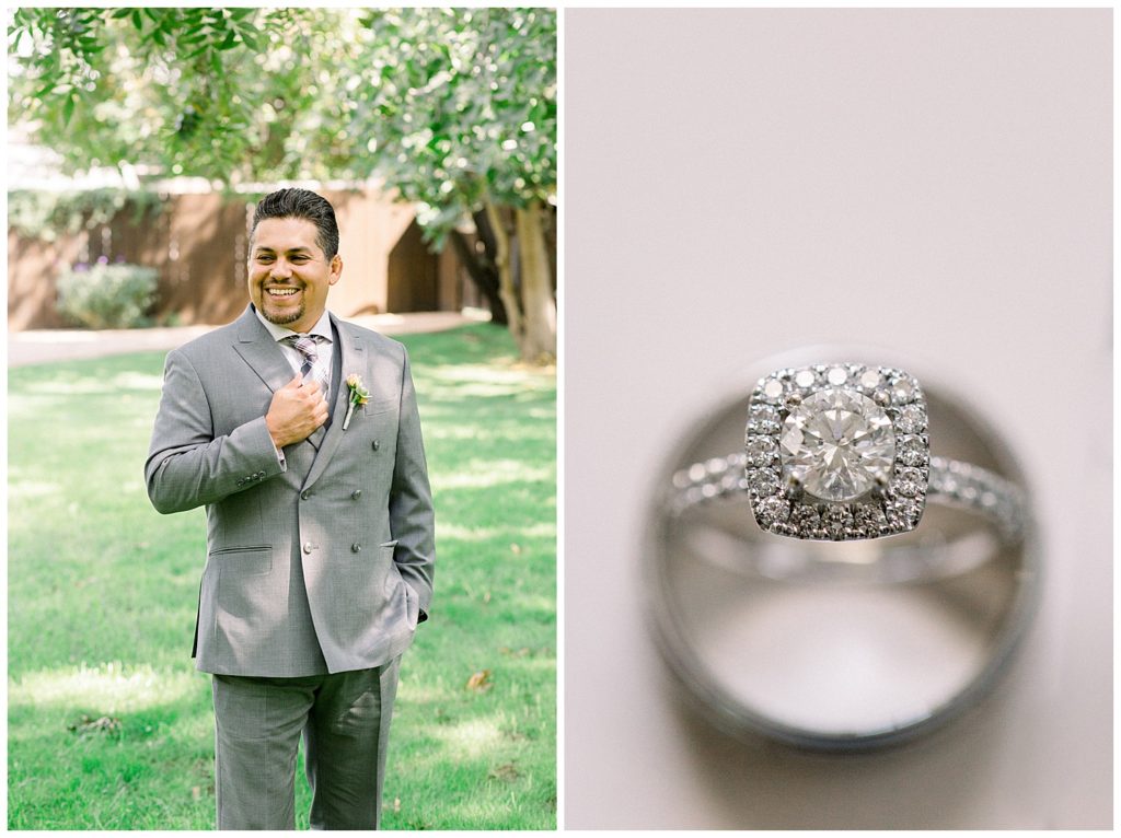 details and first look venue at the grove, arizona wedding photographer