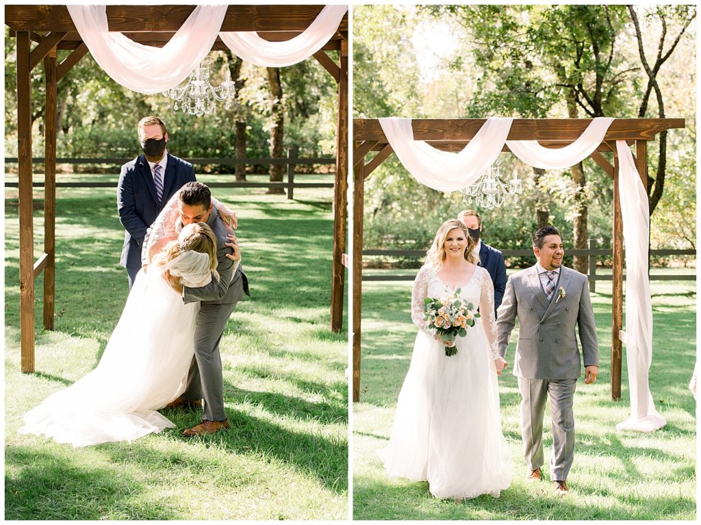 get married at venue at the grove, fall intimate wedding