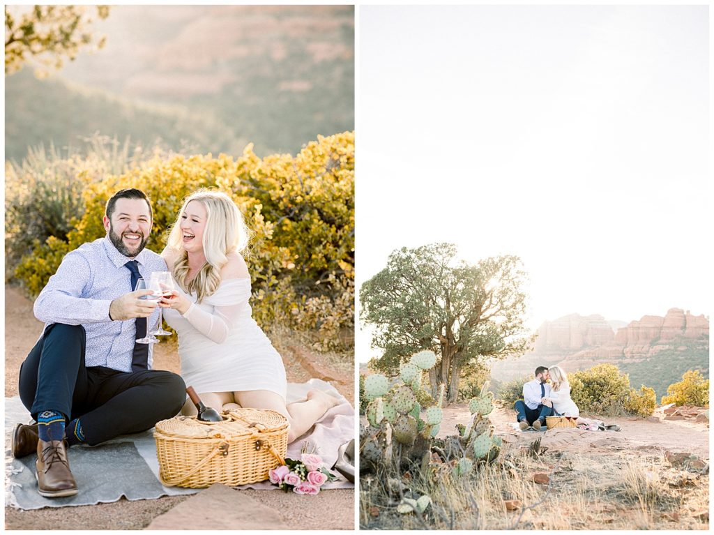 Sedona Arizona Engagement Session with stunning scenic views