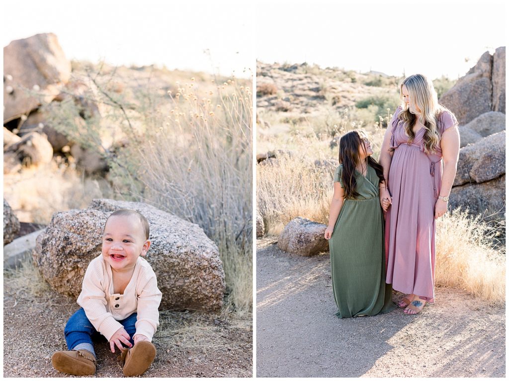 scottsdale arizona desert family photo session
