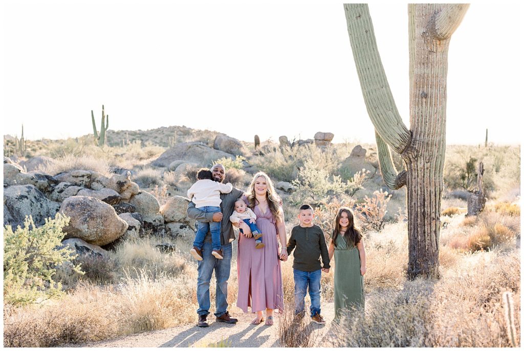 desert family photos, scottsdale arizona