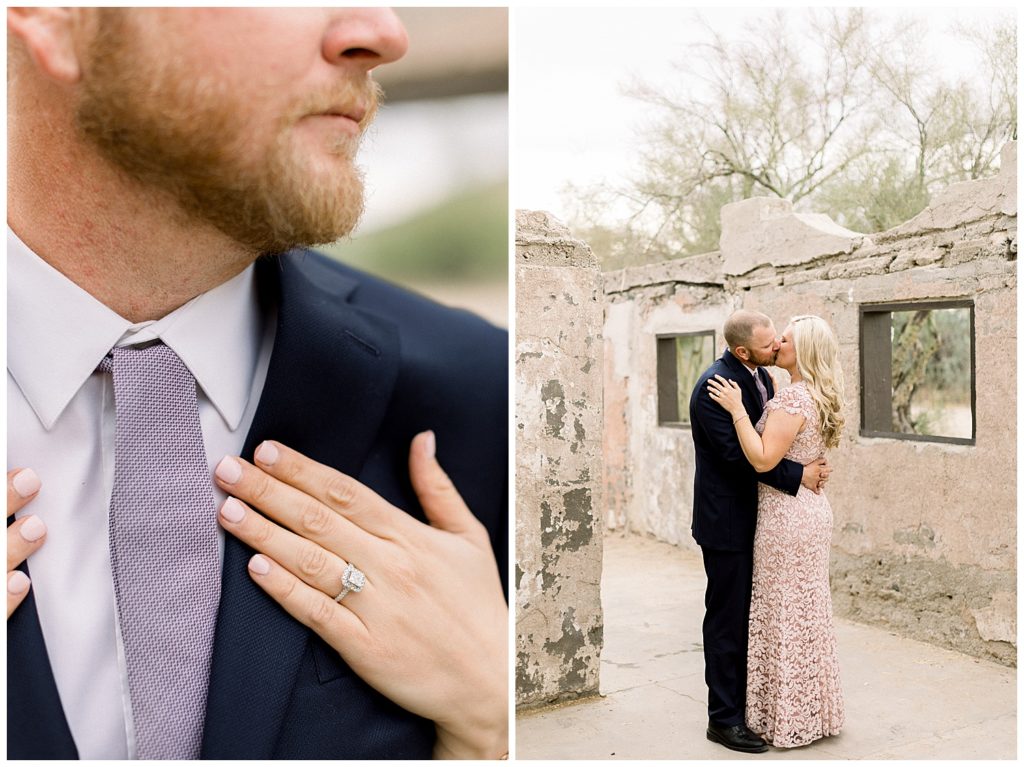 downtown phoenix engagement session in scorpion gulch