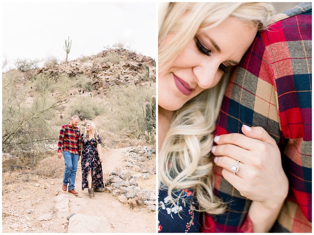 Engagement Session in the Desert with Fall Vibes