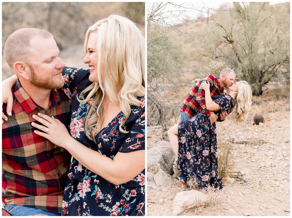 Fall Engagement Session in the Phoenix Desert