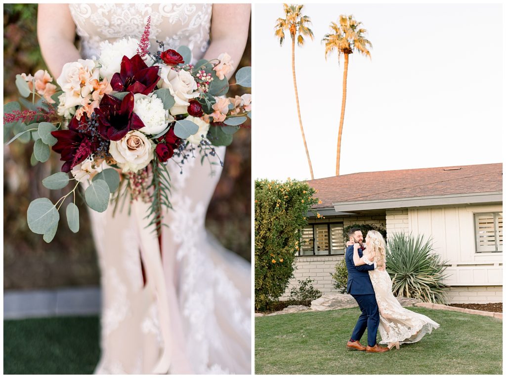 Gather Estate Wedding, Arizona Elopement Photographer, Arizona Florist Details
