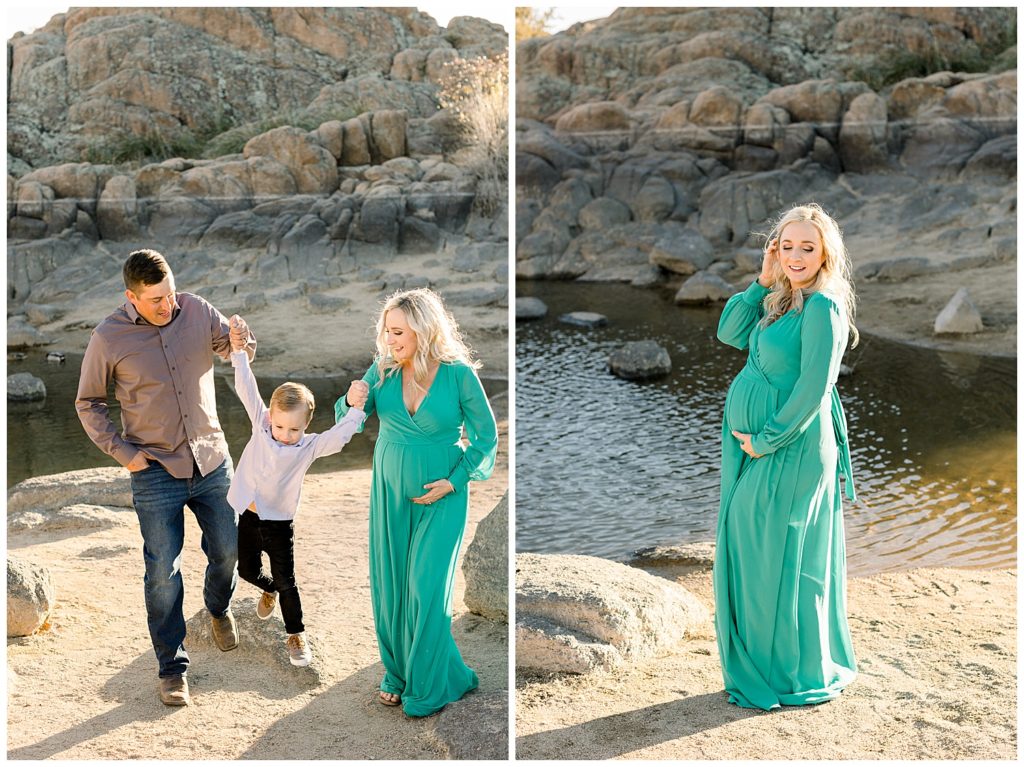 Lakeside Maternity session in Prescott Arizona