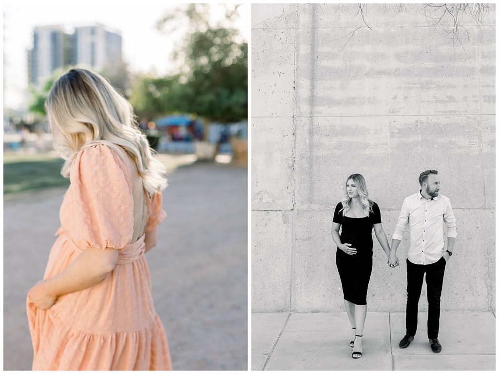 Downtown Phoenix Maternity Session on Roosevelt Row