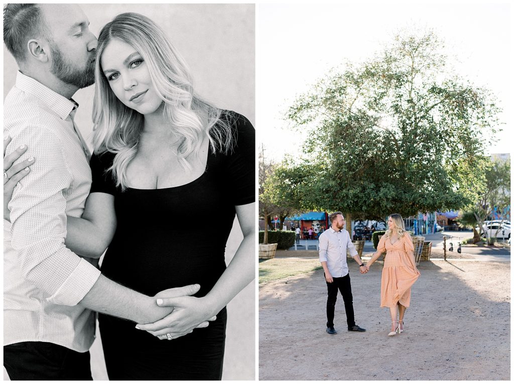 Maternity Session in downtown phoenix Roosevelt art district