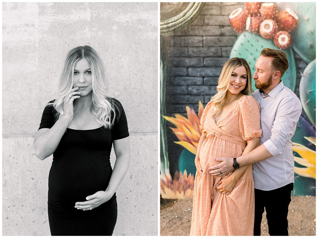 Art District in downtown Phoenix Maternity session