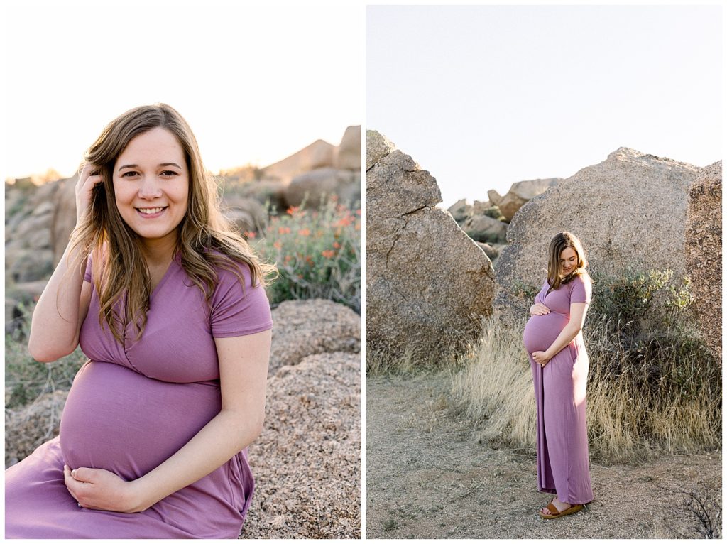 Arizona Maternity Photographer, Spring Maternity Session in the Desert