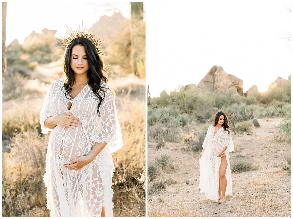 Maternity Session in the Desert of Scottsdale, Arizona