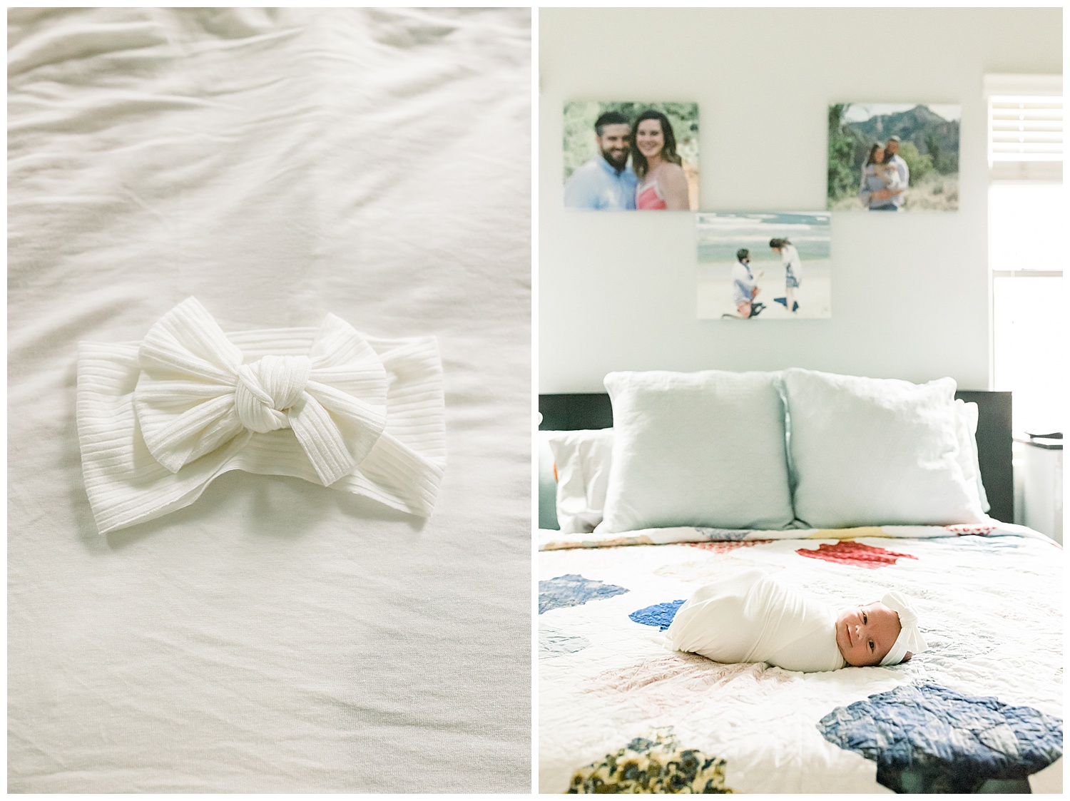 Details of in home lifestyle newborn session in Arizona