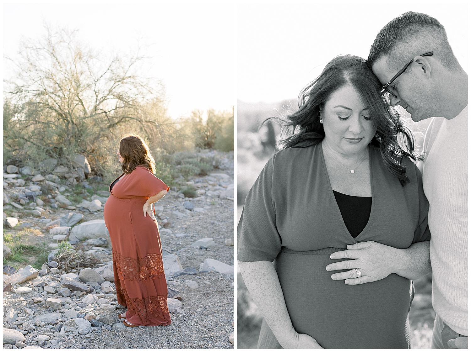 Scottsdale Arizona Maternity Photo's, Rust and Neutrals, Arizona Maternity Photographer
