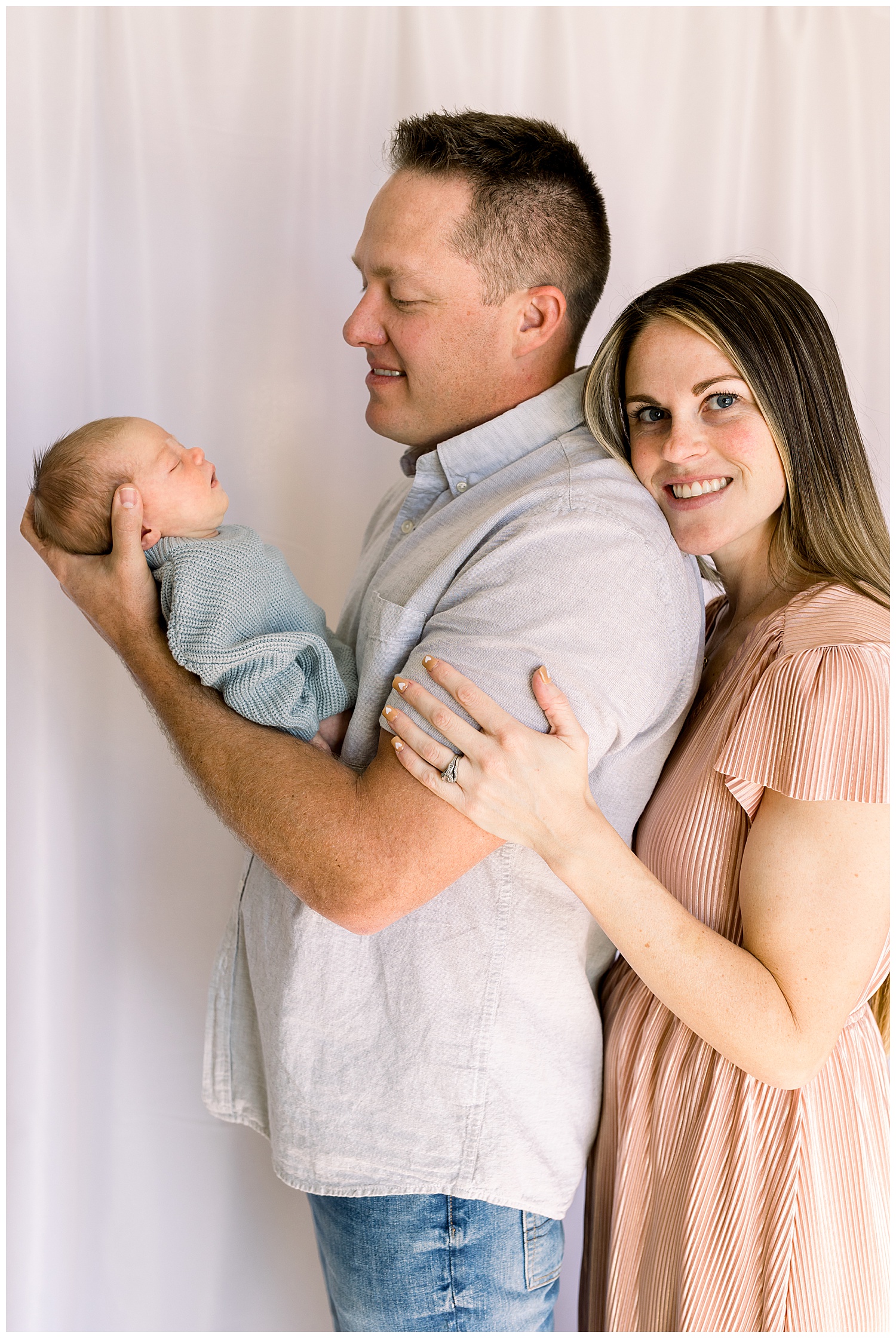 Lifestyle in home Newborn Photography Session in Peoria Arizona