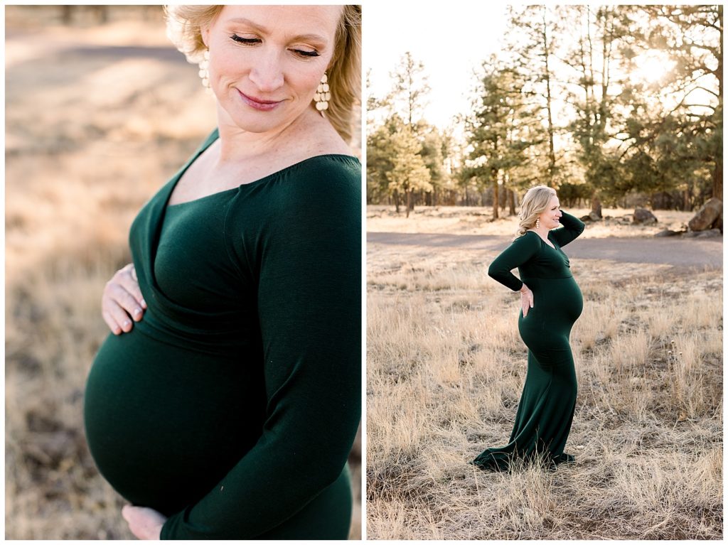 Maternity Session in the Woods, Flagstaff Arizona Maternity Session