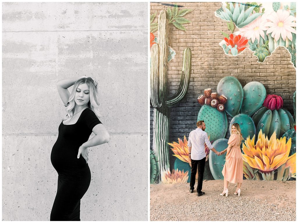Maternity Session in Downtown Phoenix Art District
