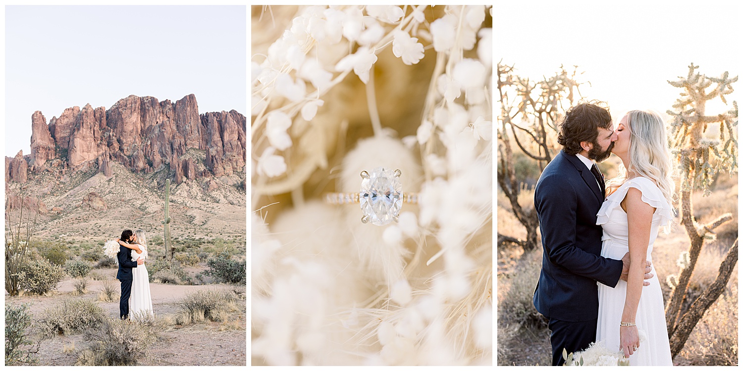Lost Dutchman State Park at Superstition Mountains Spring Elopement
