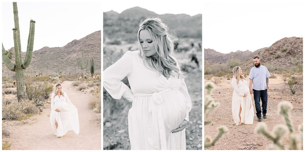 Arizona Desert Maternity Session, Summer Maternity Session, Arizona Maternity Photographer