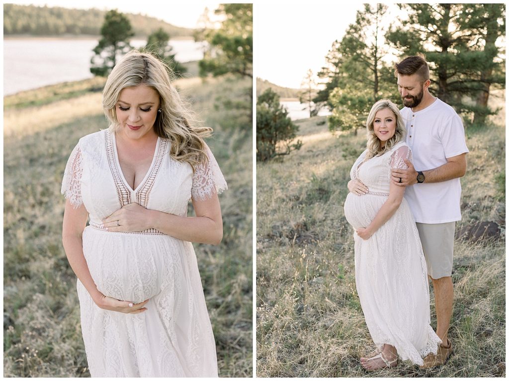 Maternity Session in Flagstaff Arizona forest