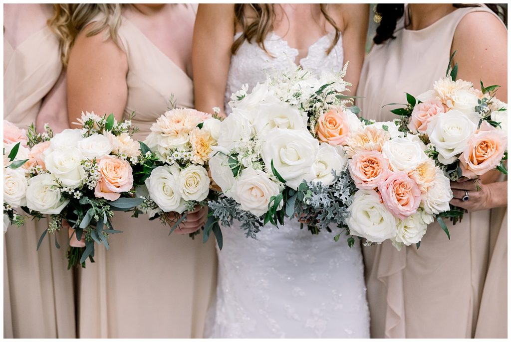 Bridesmaids and Bride Florals Events by Showstoppers L'Auberge de Sedona Wedding