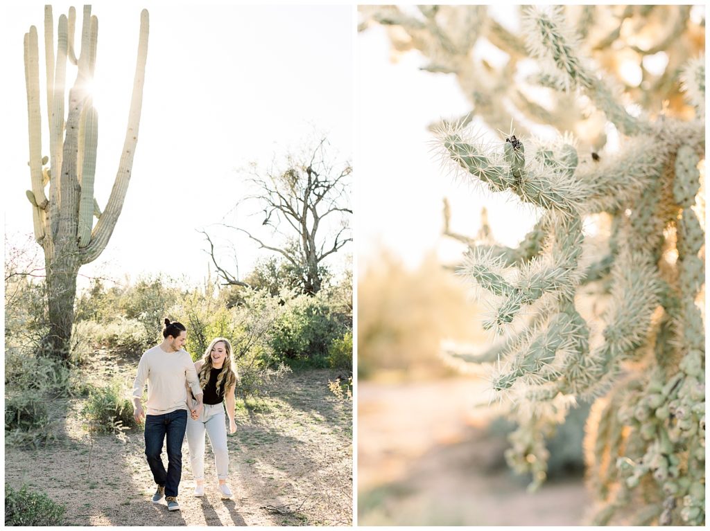 Engagement session at the Superstitions in Mesa Arizona