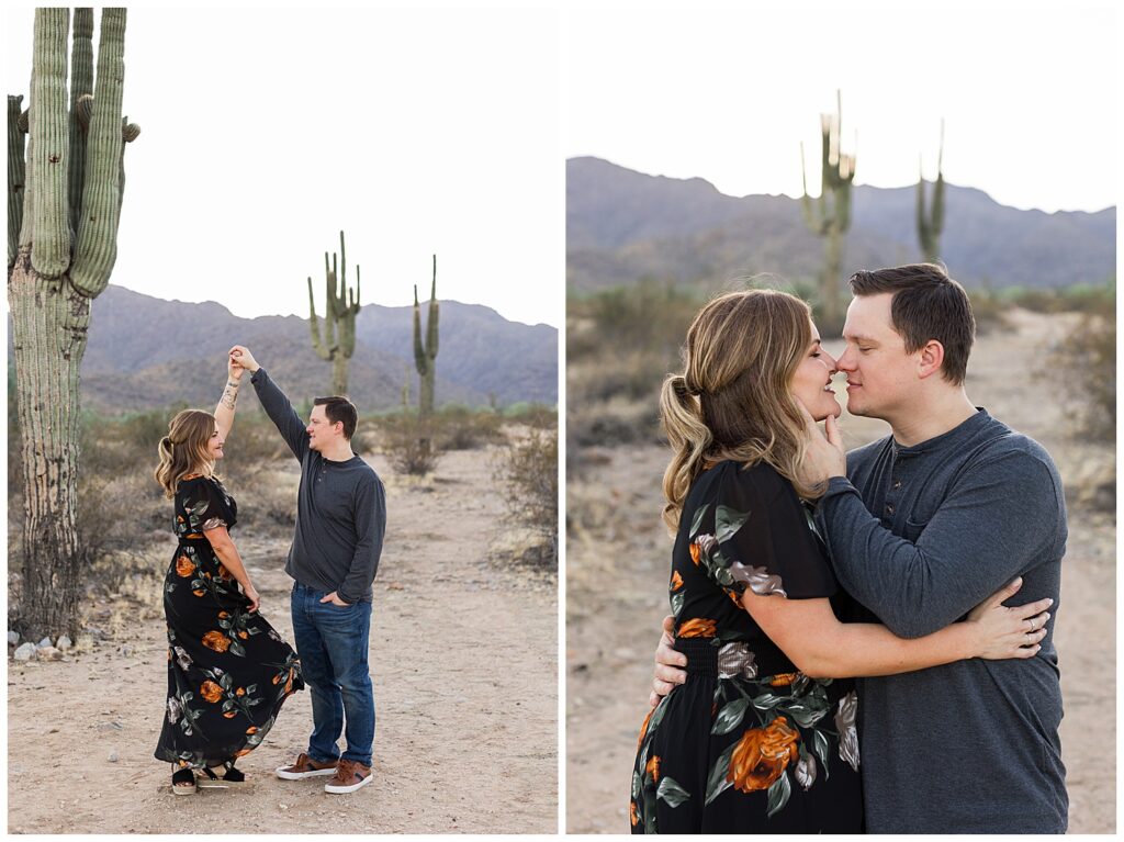 Fall Engagement, Desert Photos