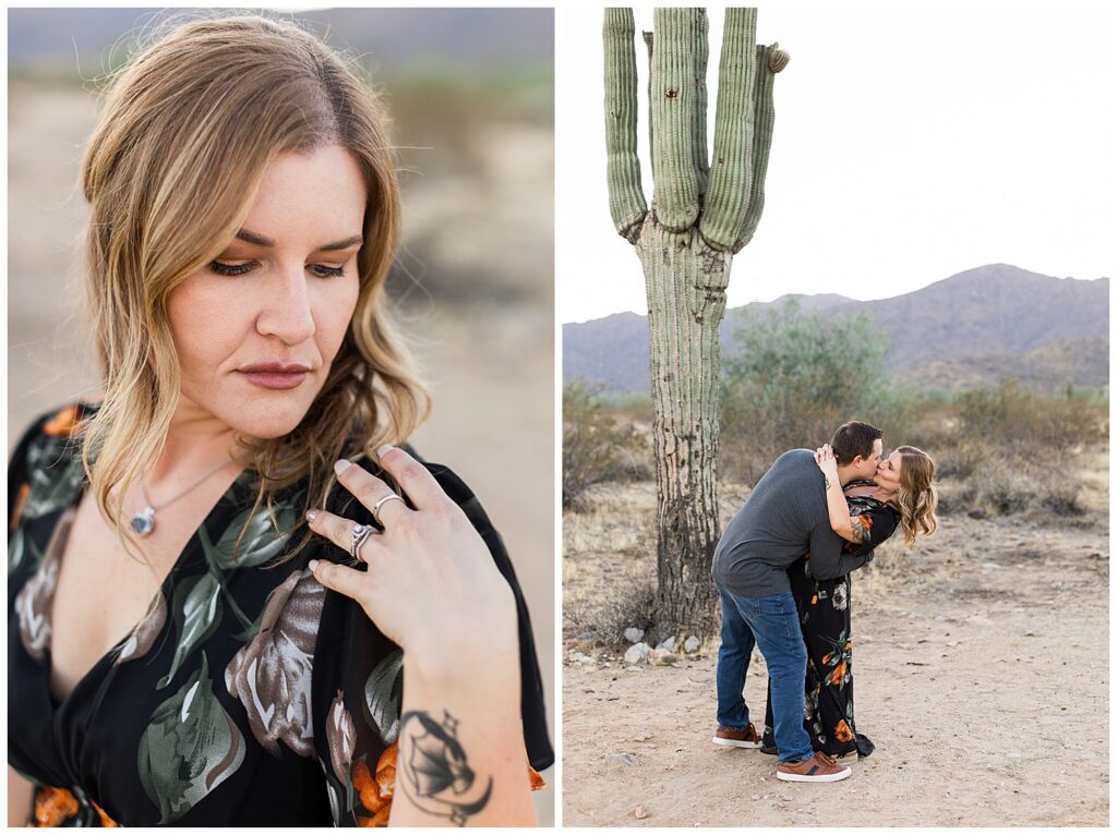 Fall Engagement session, desert photos