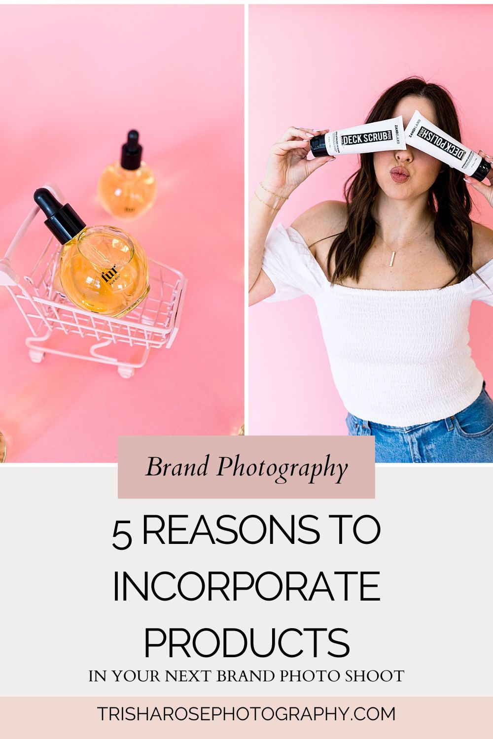 Reasons to incorporate products in your next Brand Photoshoot, Trisha Rose Photography Phoenix Female Brand Photographer